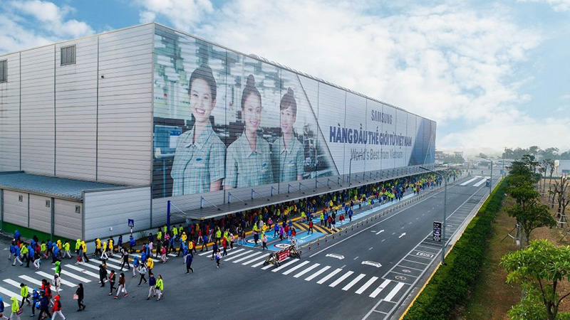 Samsung investit davantage dans son projet d investissement à Thai Nguyen